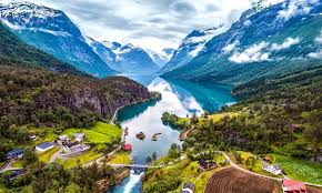 Ponto turístico noruega